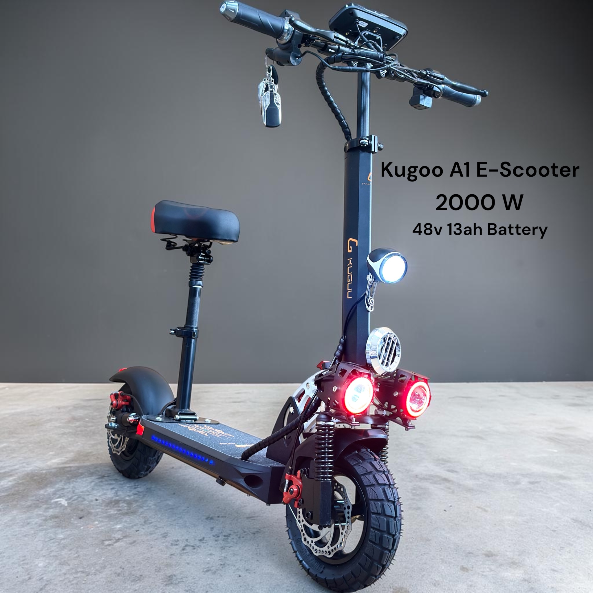 Photoroom_20260722_161613 Kugoo A1 Electric Scooter 2000 W - Image 1