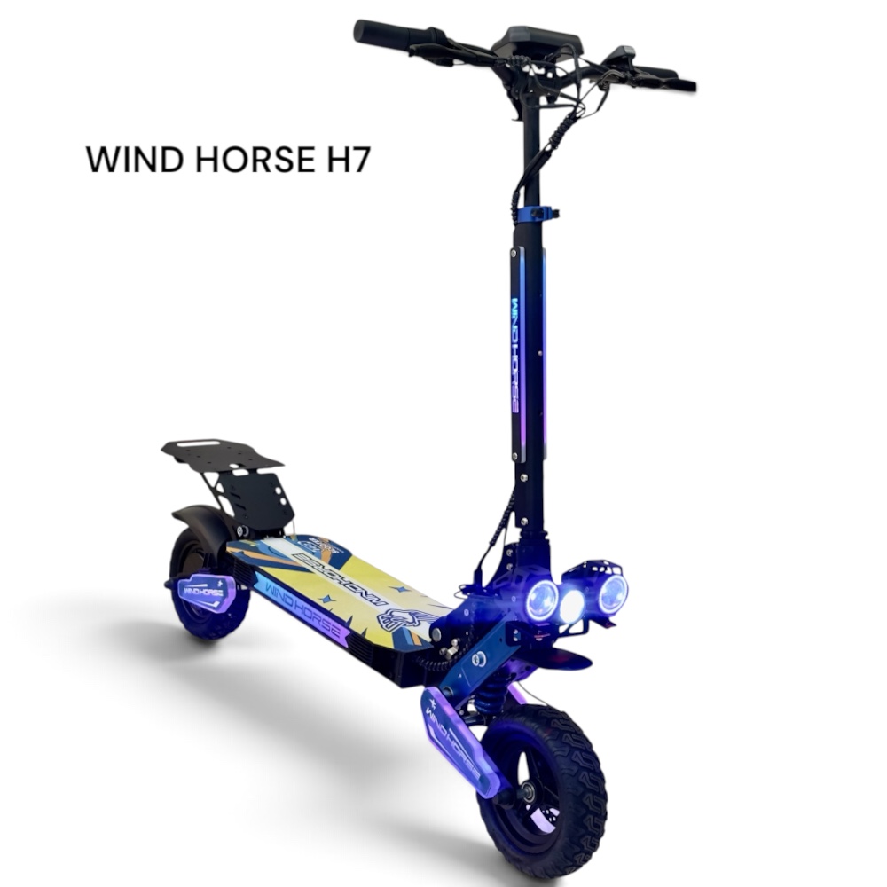 Photoroom_20260909_092439 Wind Horse H7 High-Powered Electric Scooter with NFC Key Start - Image 1