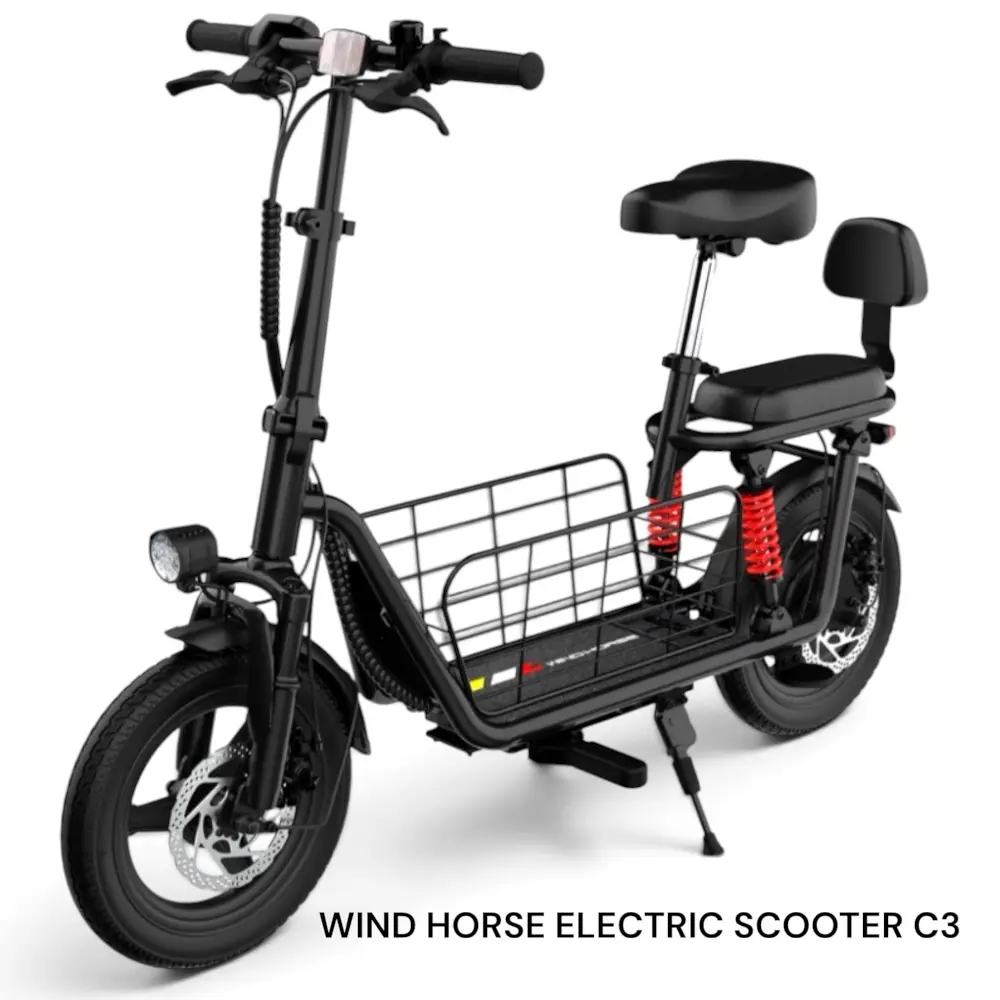 Photoroom_20260909_112406 WIND HORSE ELECTRIC SCOOTER C3 - Image 1