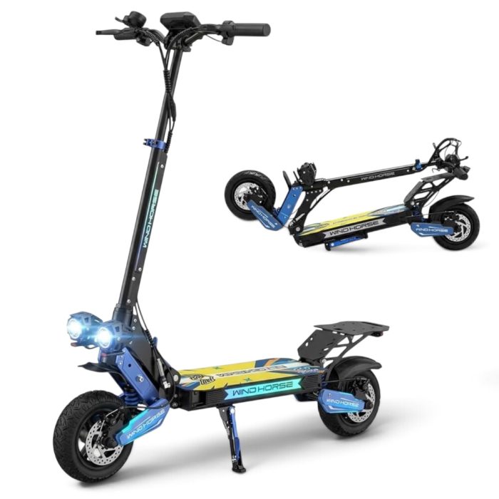 Wind Horse H7 High-Powered Electric Scooter with NFC Key Start - Image 3